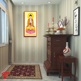 Tranh phật giáo treo phòng thờ